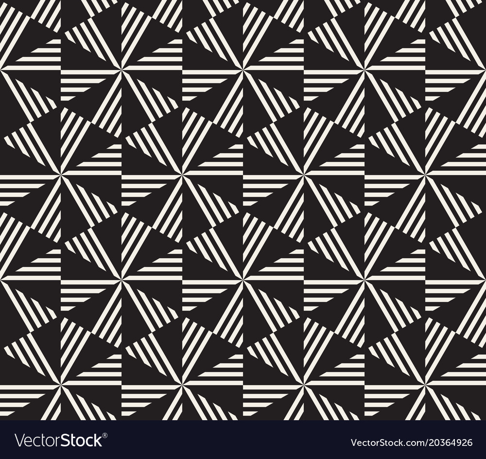 Striped Triangle Pattern