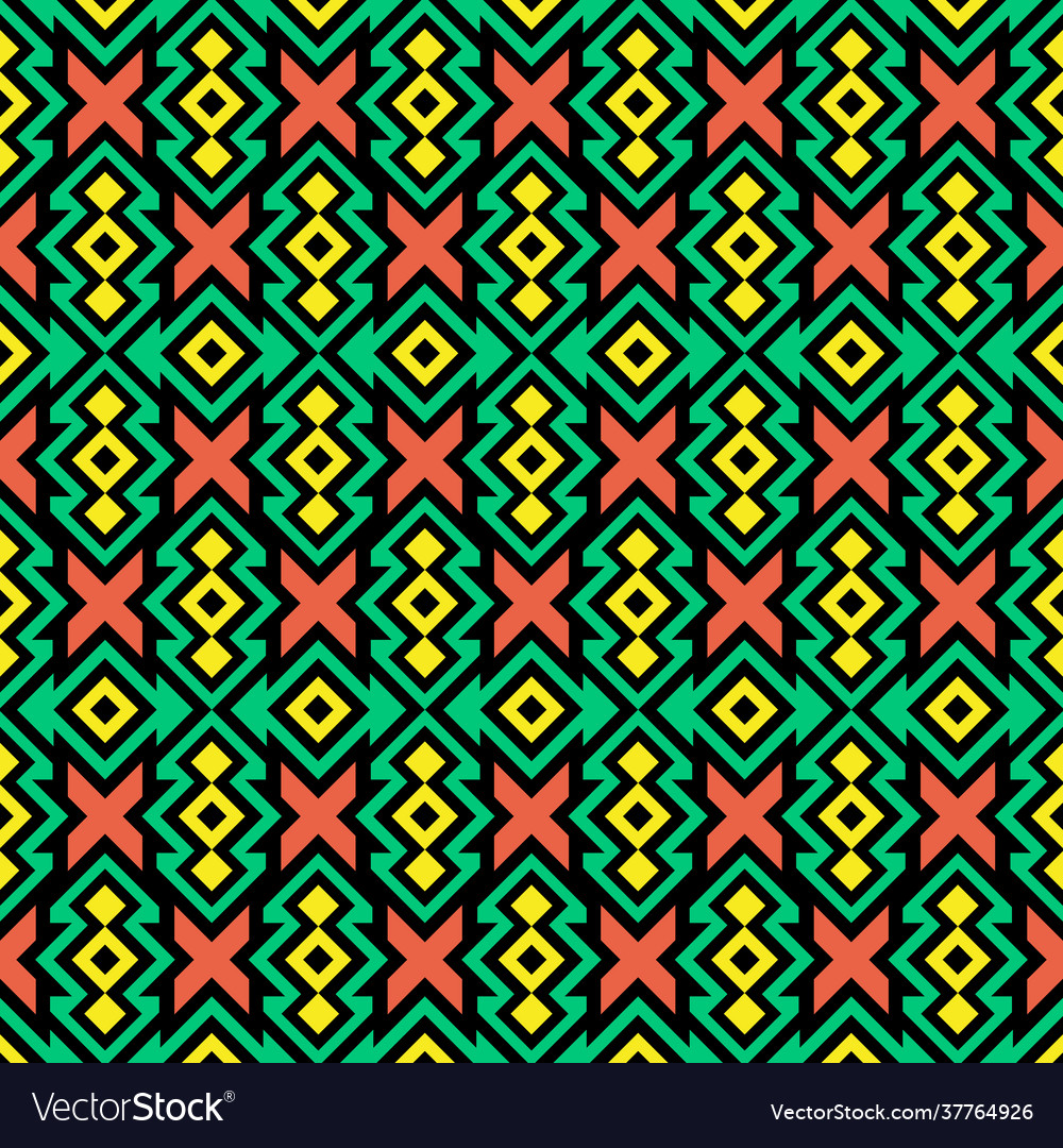 Traditional african pattern Royalty Free Vector Image