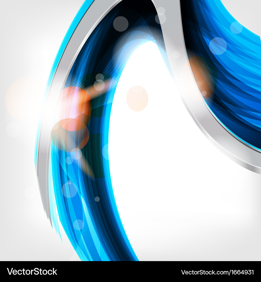 Abstract background with waves and lines Vector Image