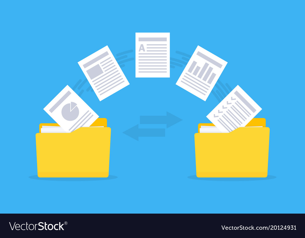 Files transfer copy data exchange backup