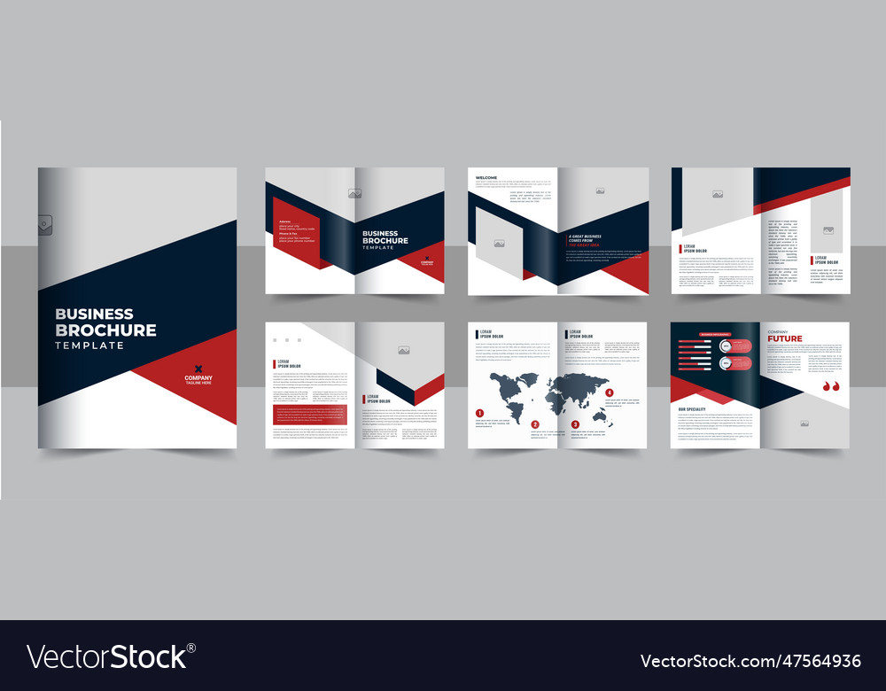 Leitfaden zur Unternehmenspräsentation vector image Leitfaden zur Unternehmenspräsentation