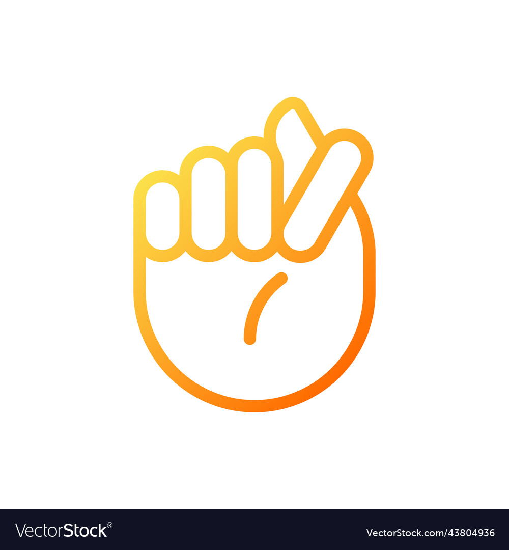 Fig sign pixel perfect gradient linear icon