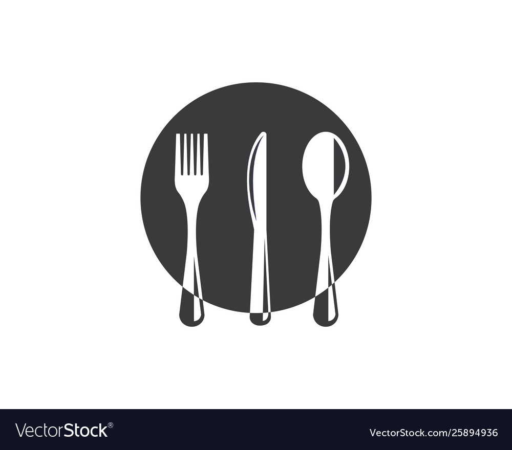 Forkknife logo Royalty Free Vector Image - VectorStock