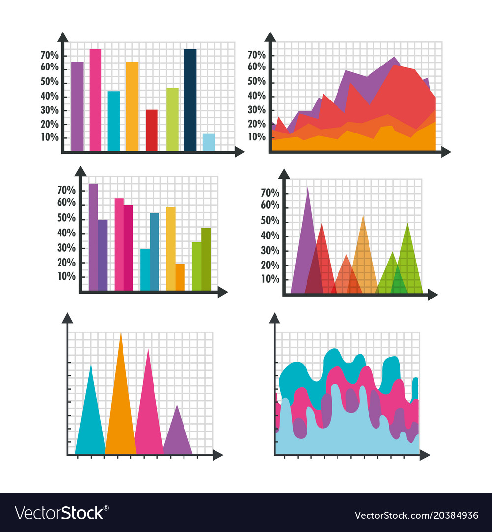 Infographic template set icons