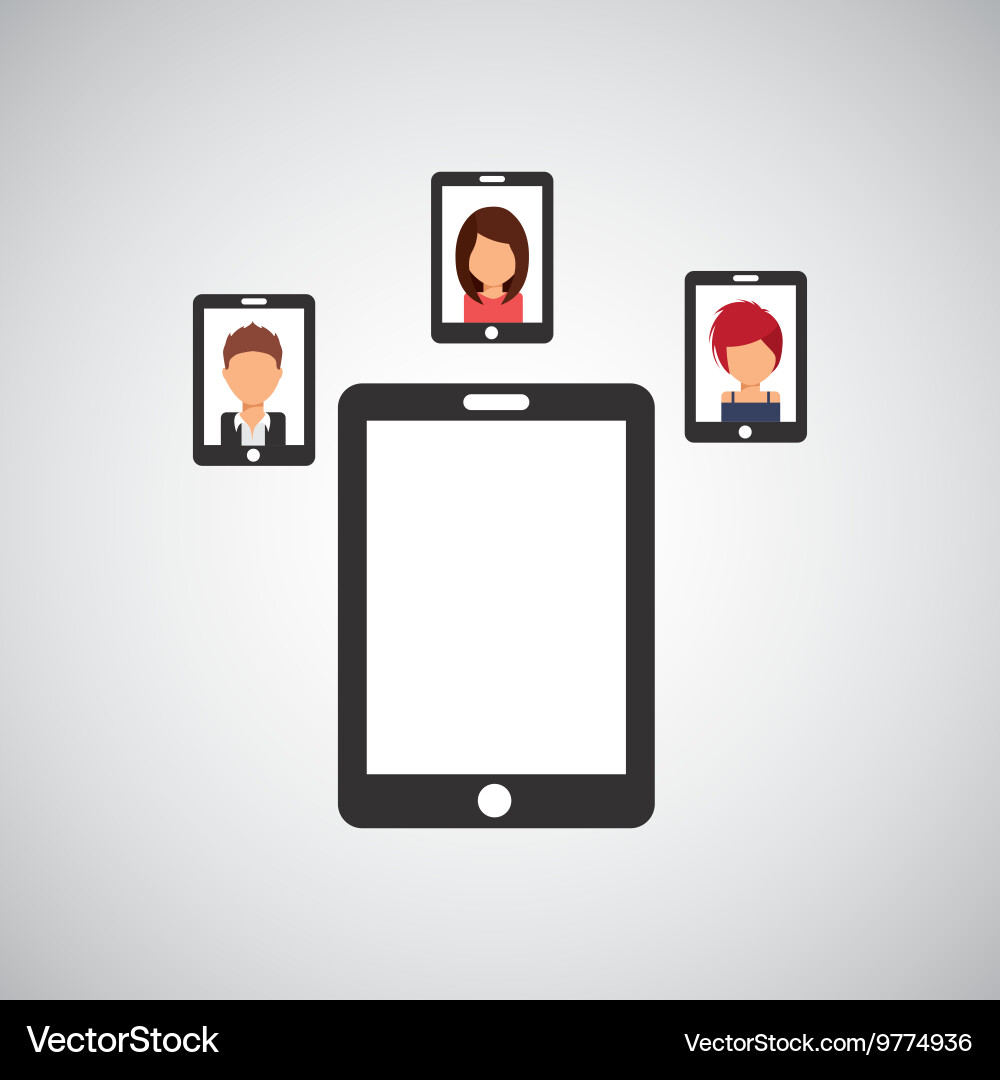 Networking and team Royalty Free Vector Image - VectorStock