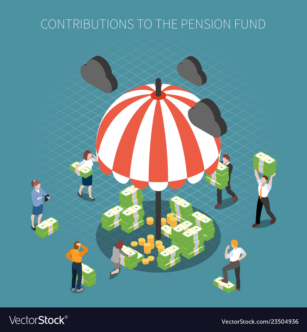 Pension fund contributions composition