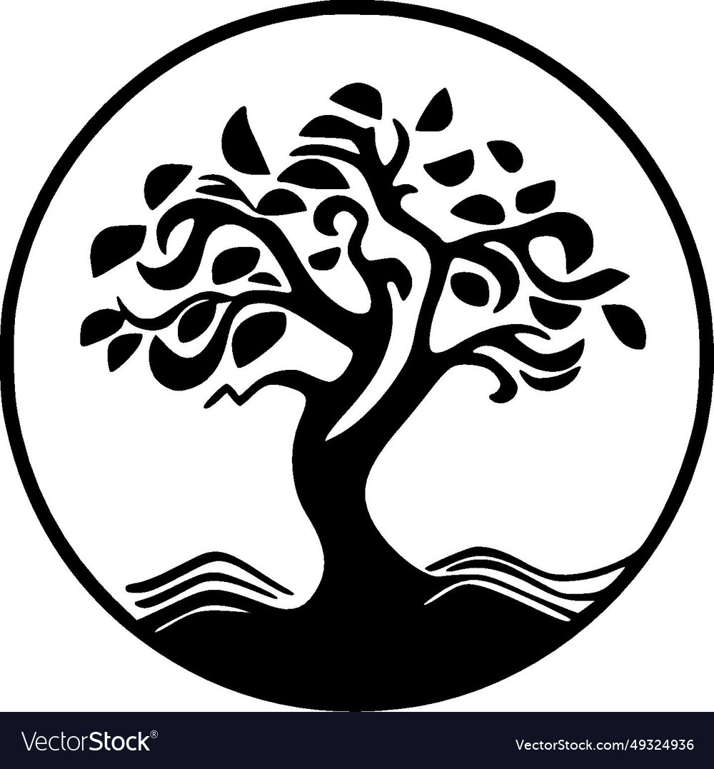 Tree - minimalist and simple silhouette