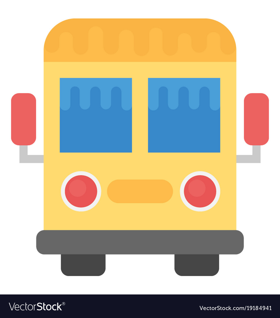 Bus flat icon