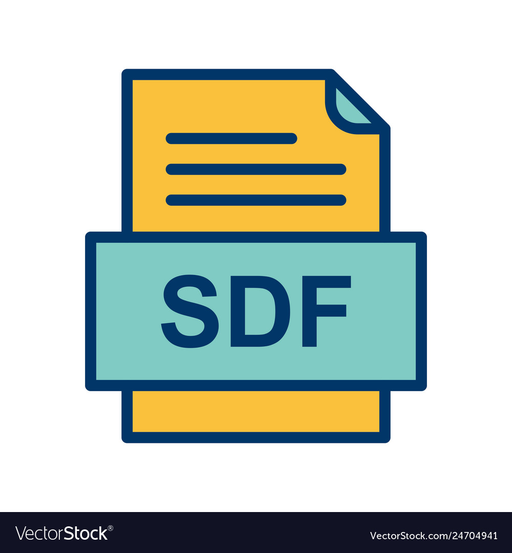 Sdf file document icon