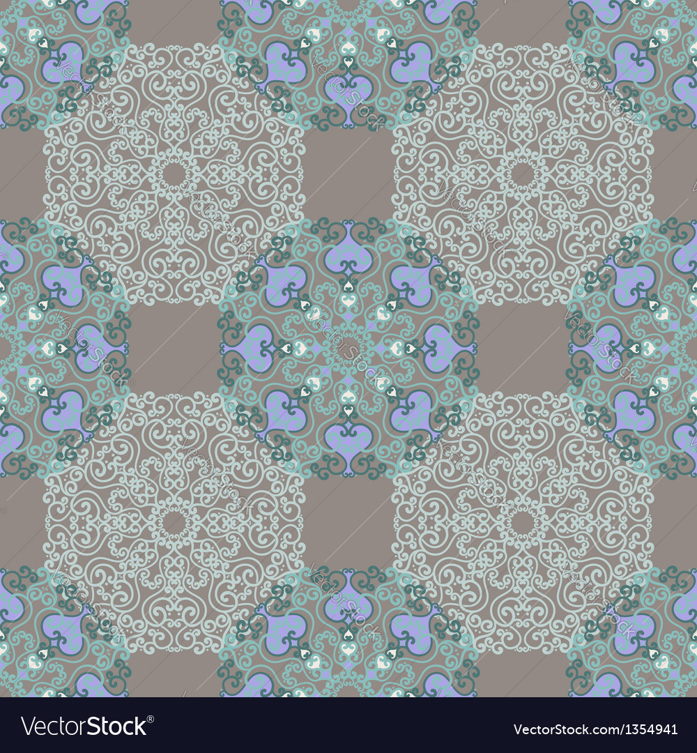 Seamless pattern with abstract elements