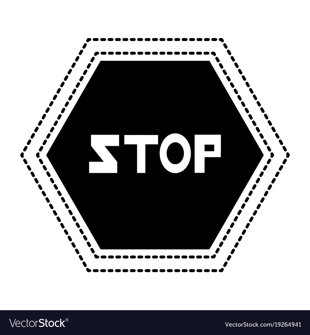 Stop sign icon