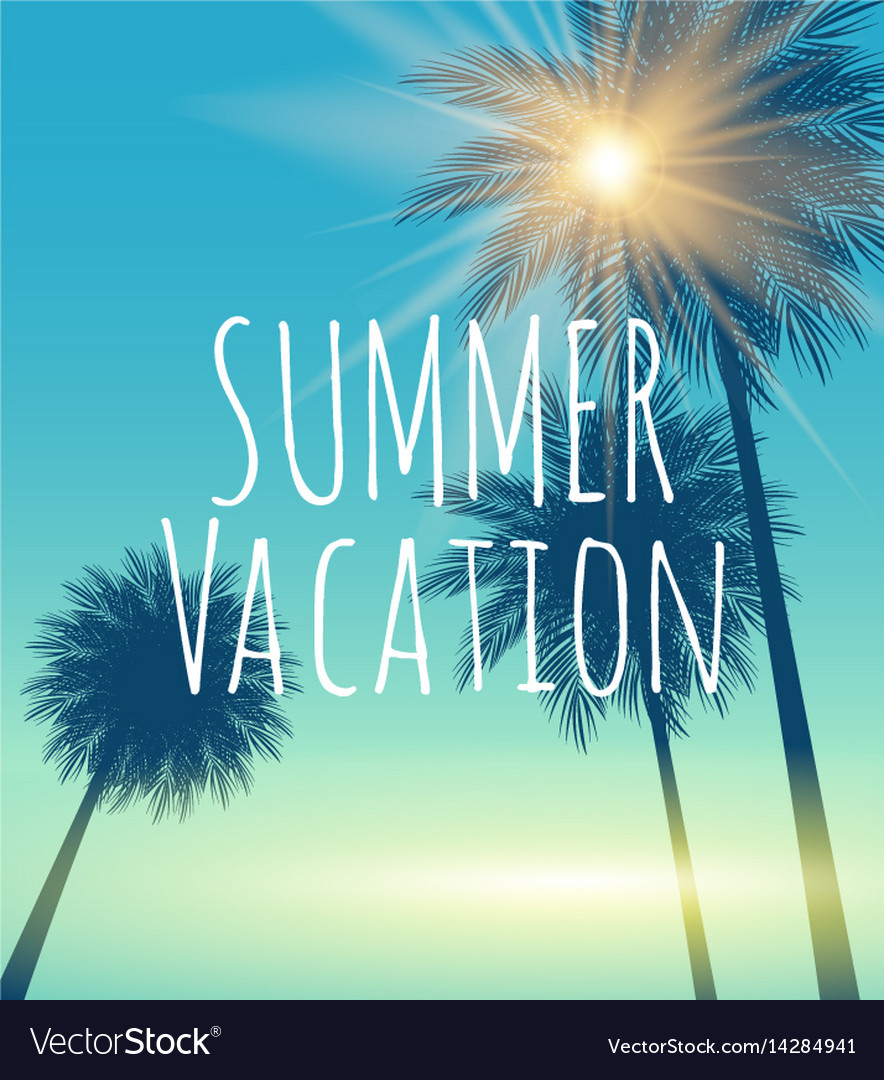 Summer vacation natural background