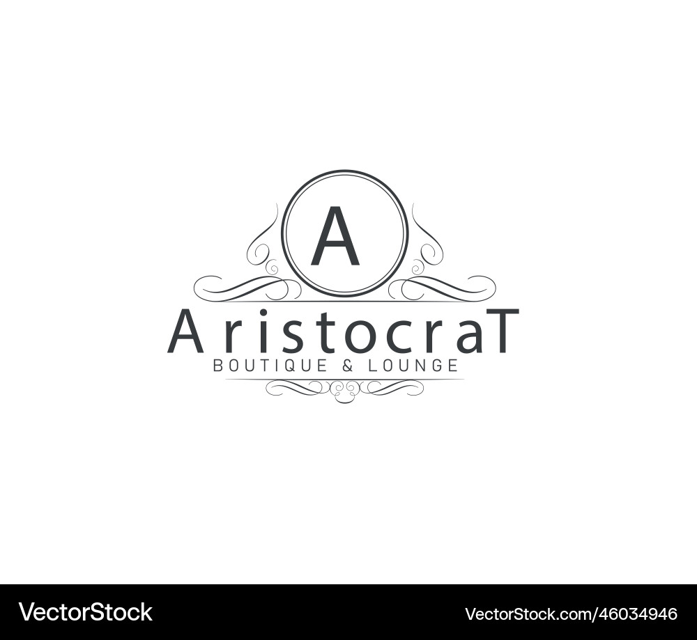 Logo template design elements and silhouette Vector Image
