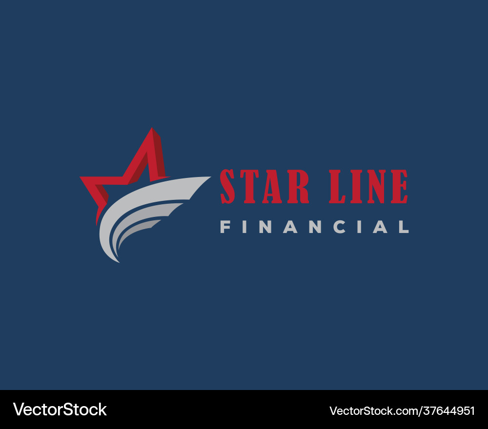 Fast star logo star logo king star logo Royalty Free Vector