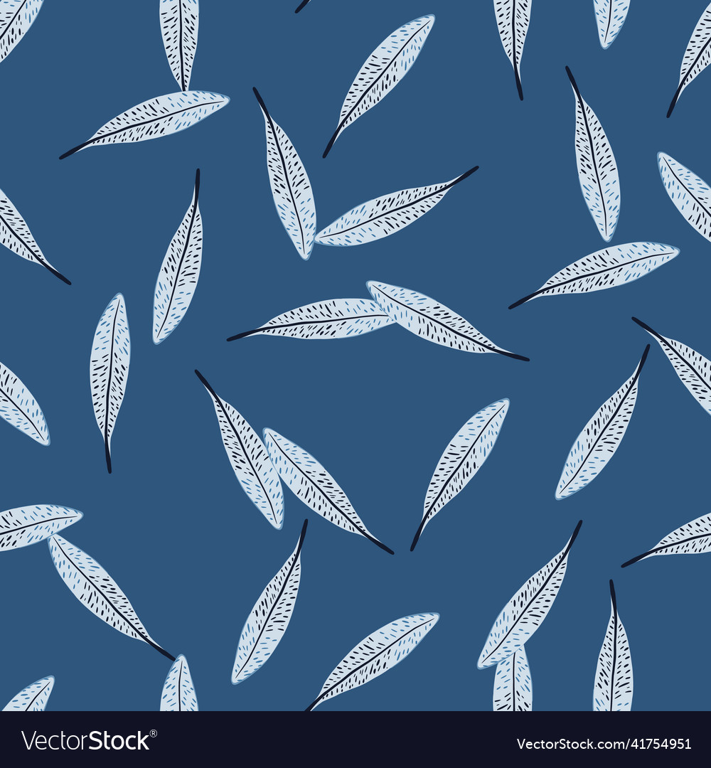Feathers seamless pattern background feather vector image Feathers seamless pattern background feather