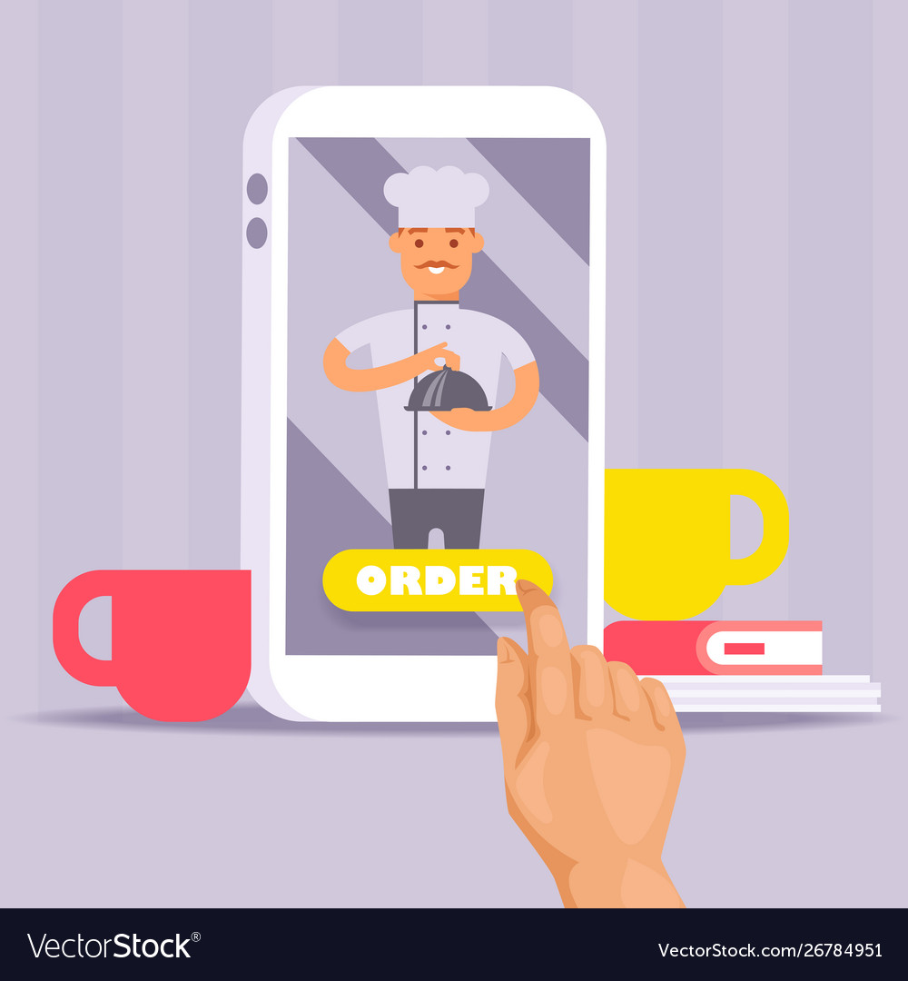 Food delivery application banner