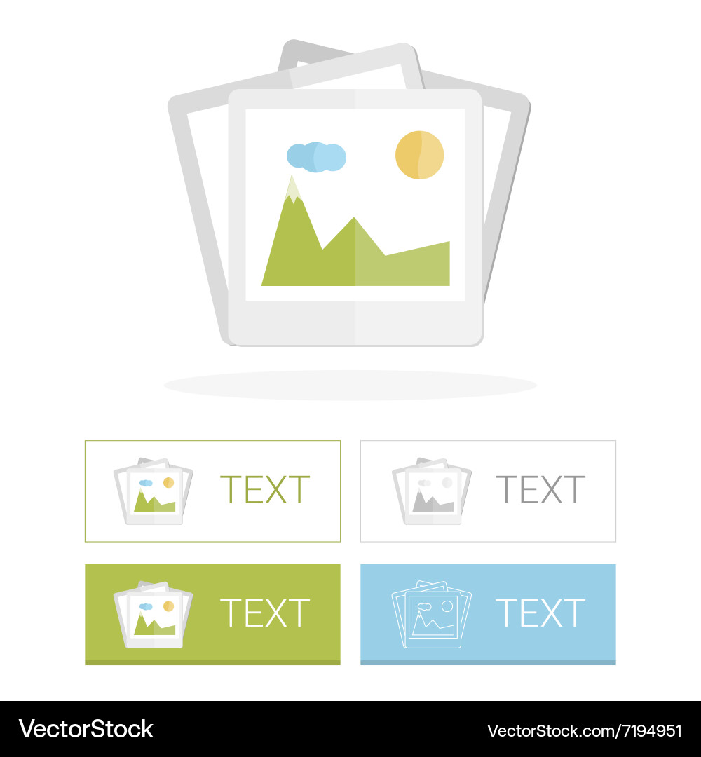 Image flat icon Royalty Free Vector Image - VectorStock
