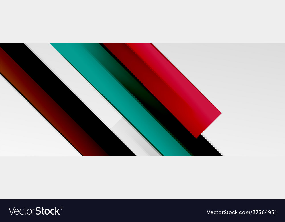 Multicolored lines background design template vector image Multicolored lines background design template