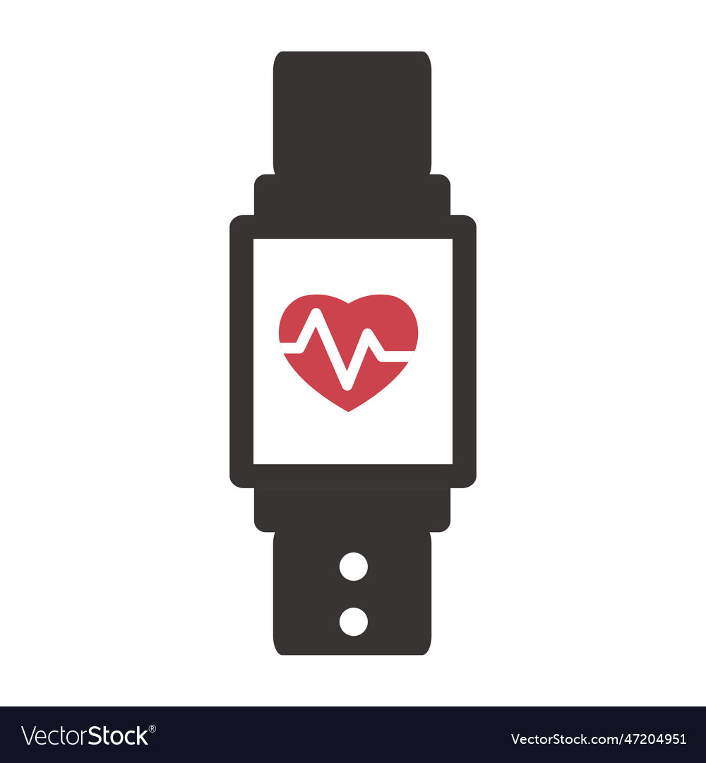 Smartwatch on white background