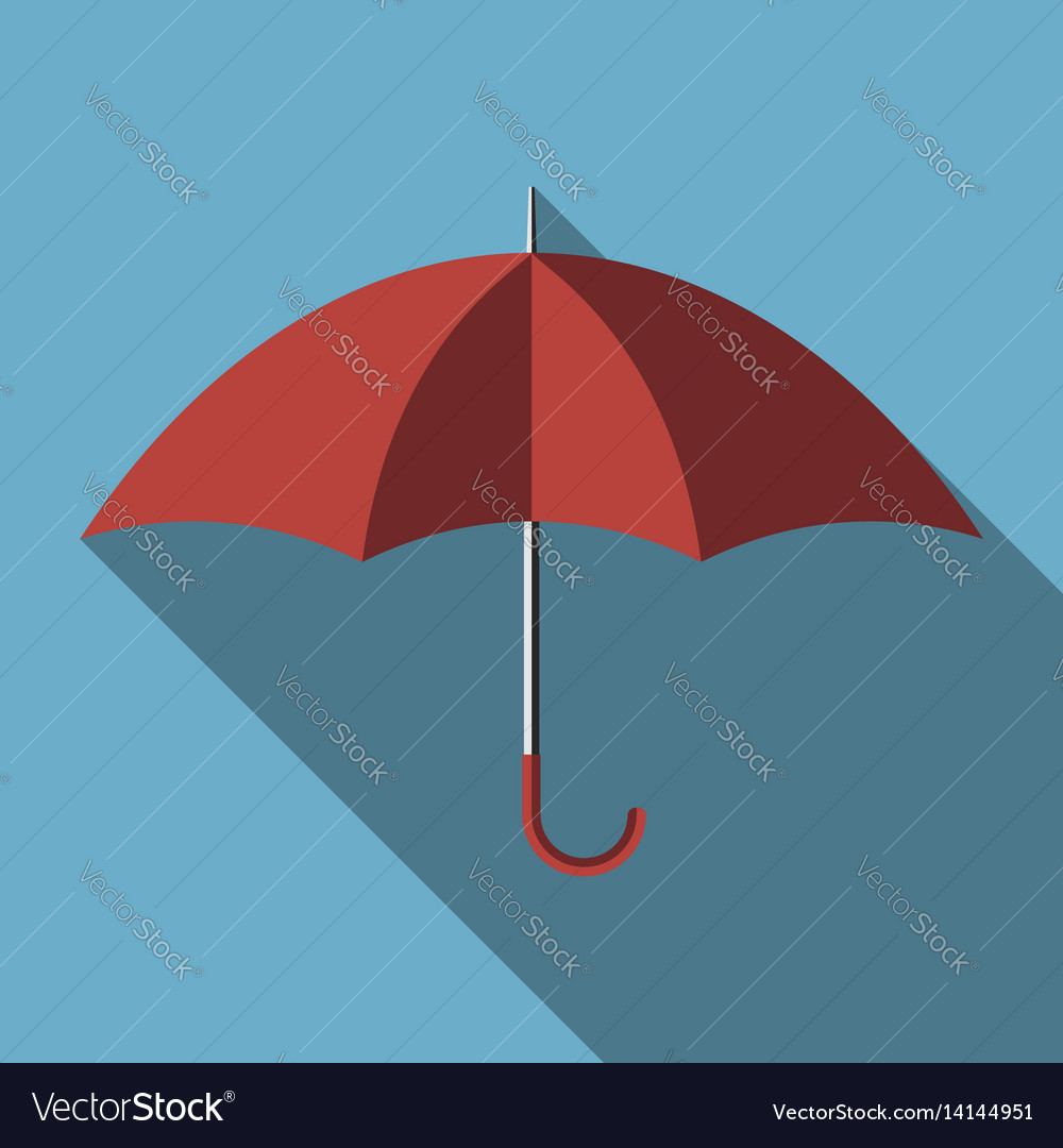 Umbrella with long shadow