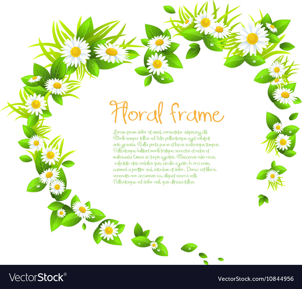 Floral frame