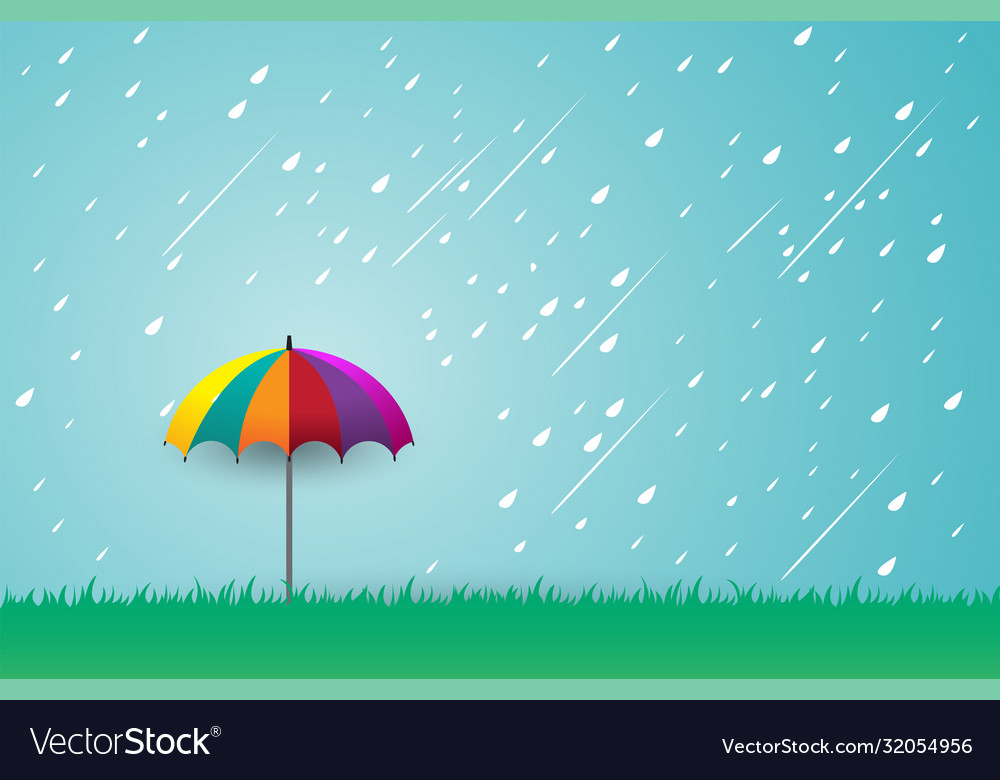 Rainy day Royalty Free Vector Image - VectorStock, rainy day