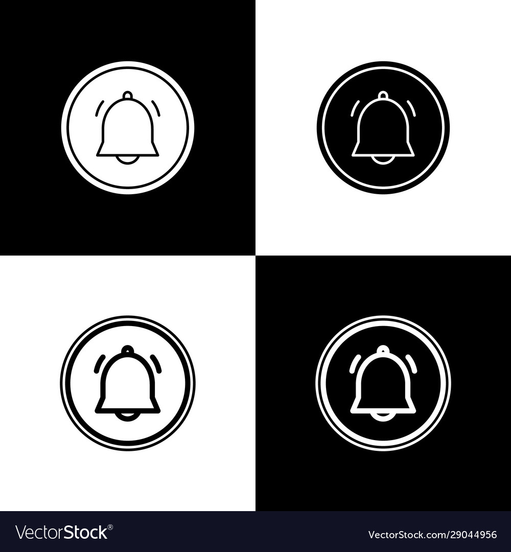 Set circle button and chat notification icon vector image Set circle button and chat notification icon