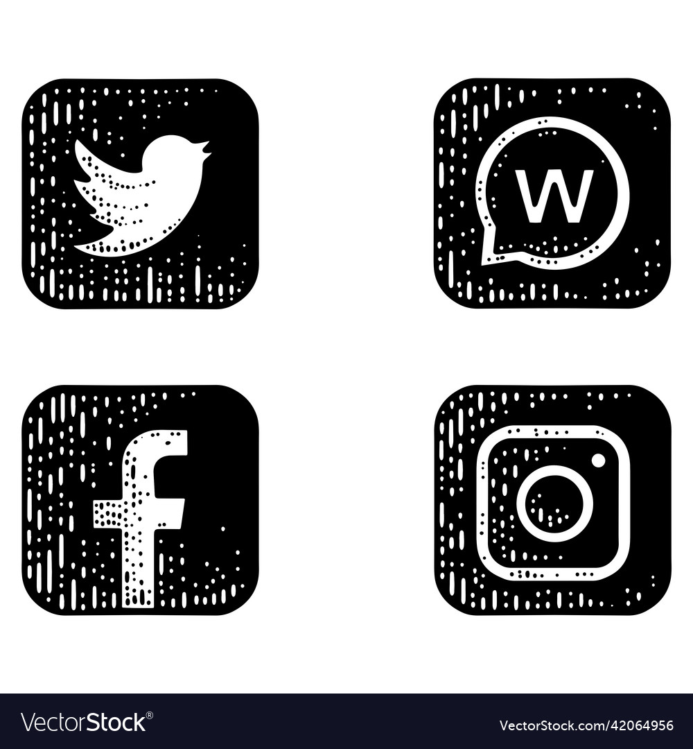 App icon facebook Royalty Free Vector Image - VectorStock