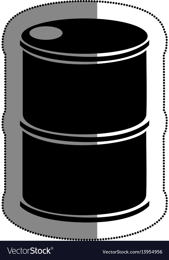 Tank barrel isolated icon