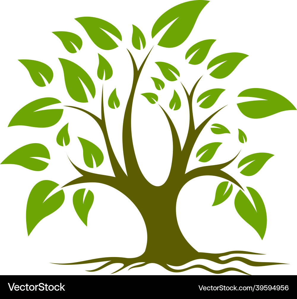 Tree logo Royalty Free Vector Image - VectorStock