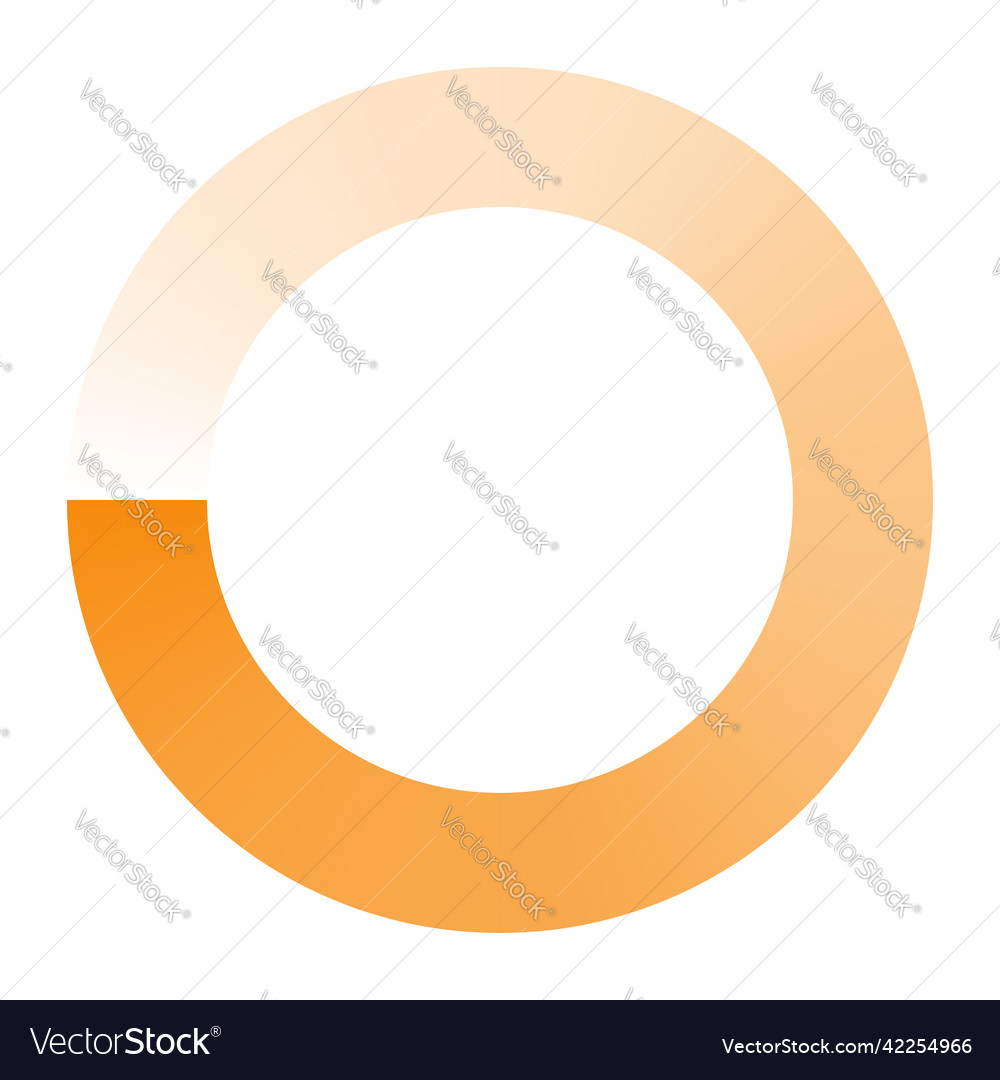 Circle preloader buffer shape circular progress vector image Circle preloader buffer shape circular progress