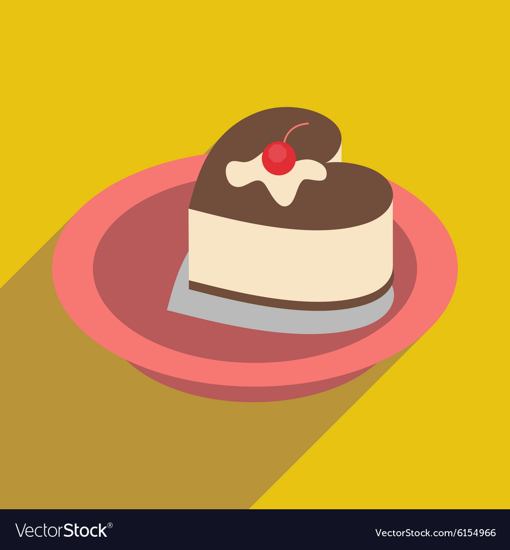Flat with shadow icon and mobile application ice