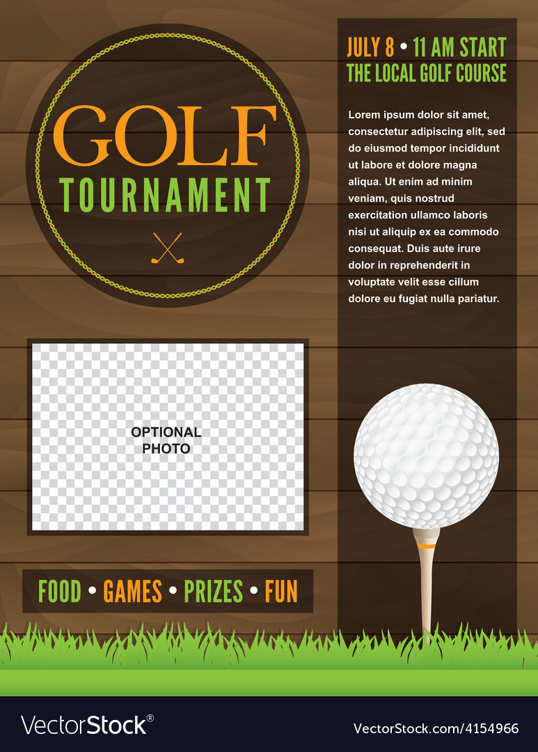 golf outing flyer