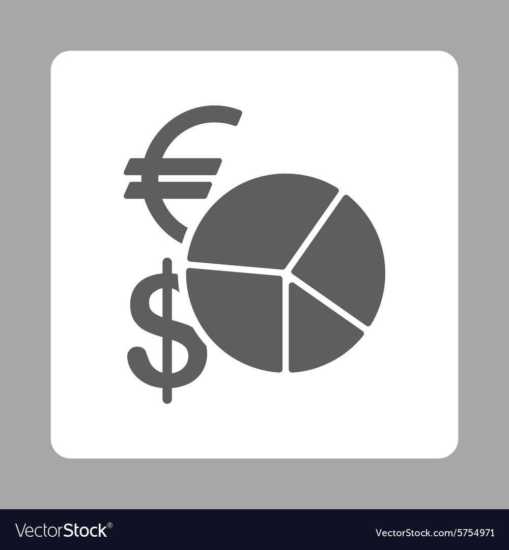 Currency pie chart icon