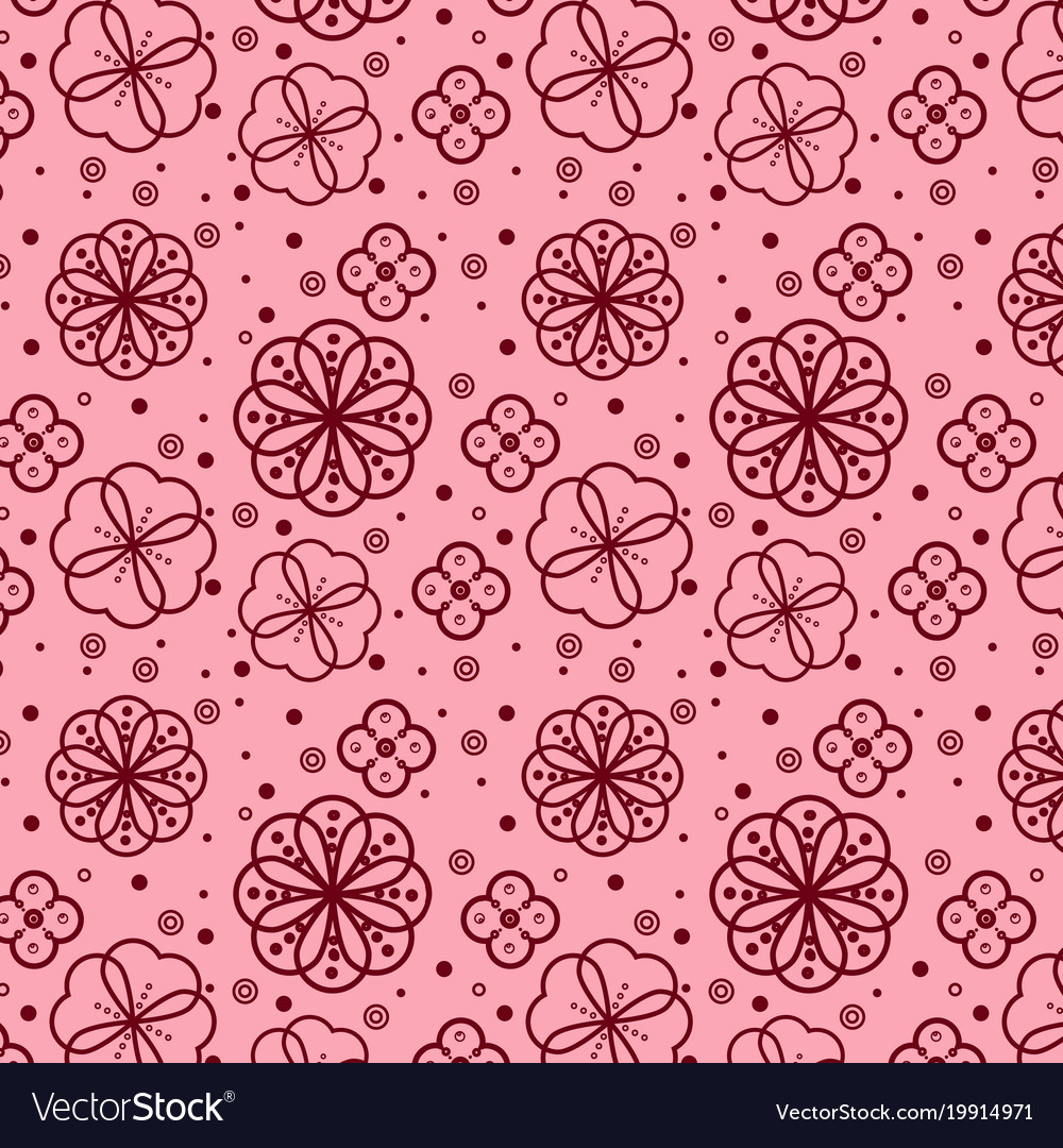 Flowers seamless pattern