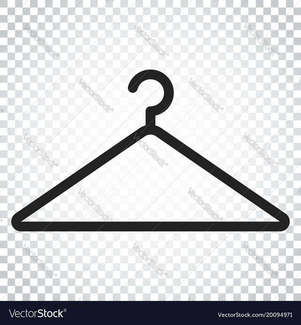 Hanger icon wardrobe hander flat simple business