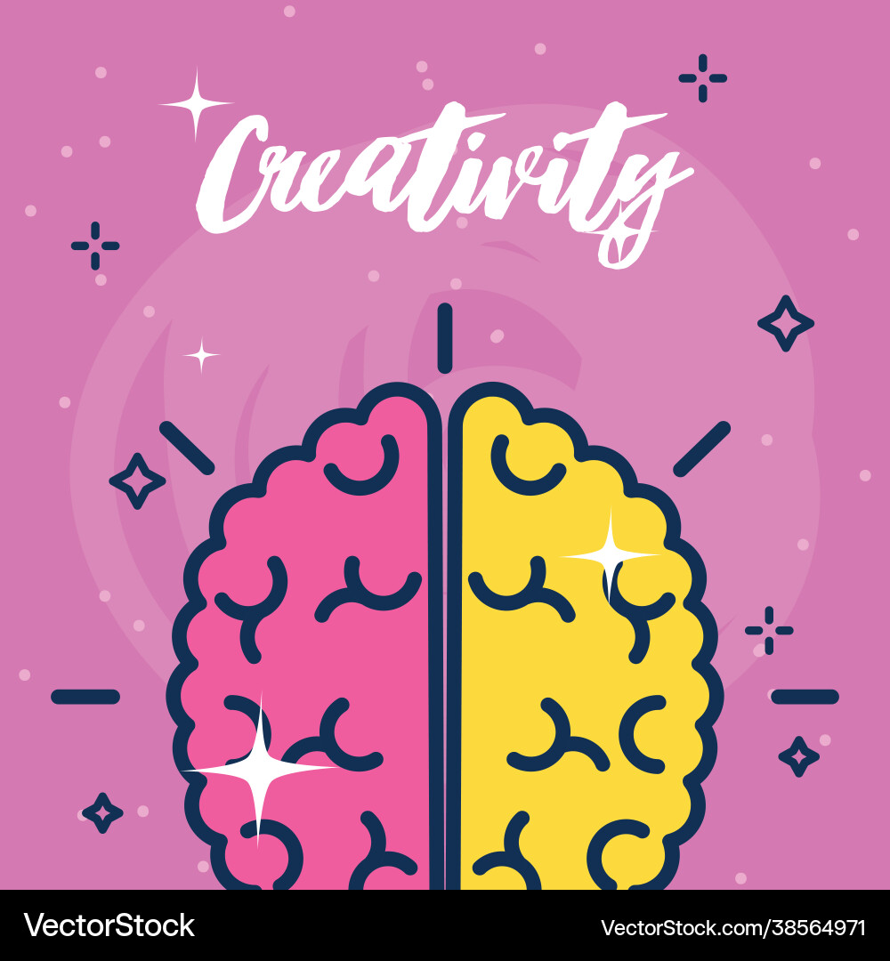 Hemispheres Brain Royalty Free Vector Image Vectorstock