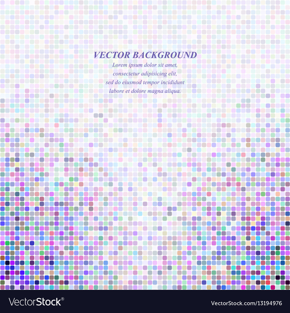 Abstract tiled square mosaic pattern background Vector Image