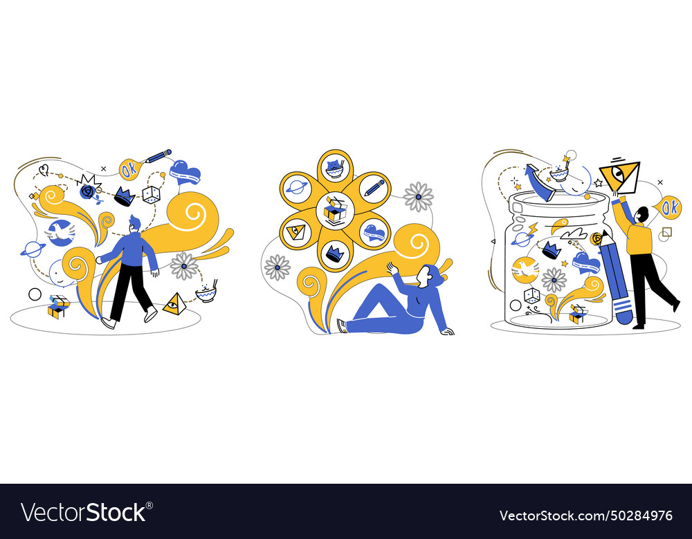 Advanced technology technological efficiency vector image Advanced technology technological efficiency