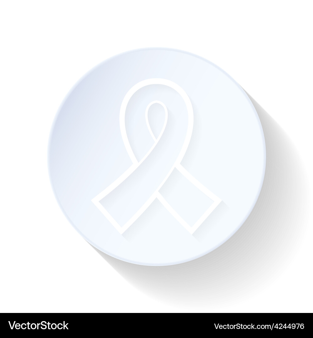 Aids thin lines icon Royalty Free Vector Image