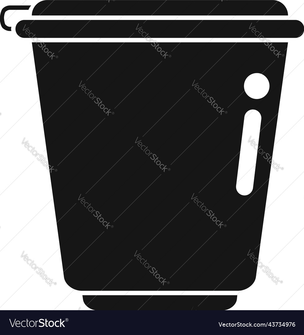 Capsule cup icon simple espresso Royalty Free Vector Image