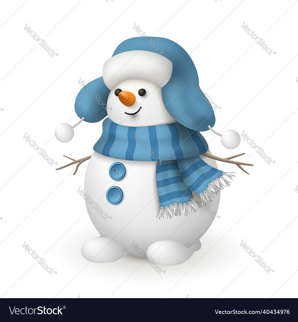 Cute Snowman Character