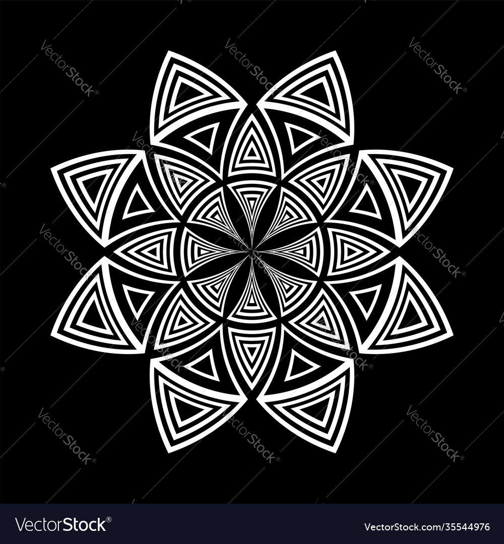 Decorative circle pattern