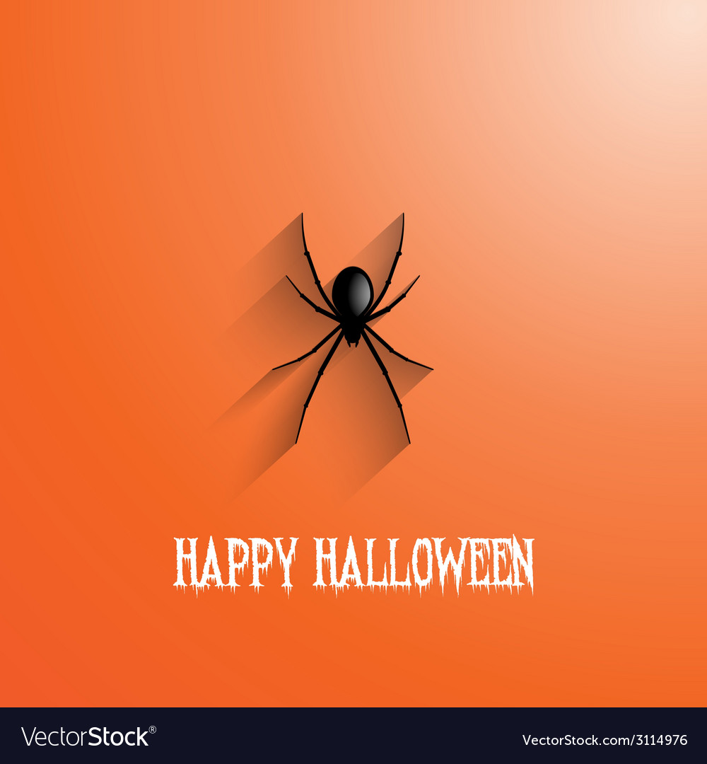 Halloween Spider Background 0509 Royalty Free Vector Image