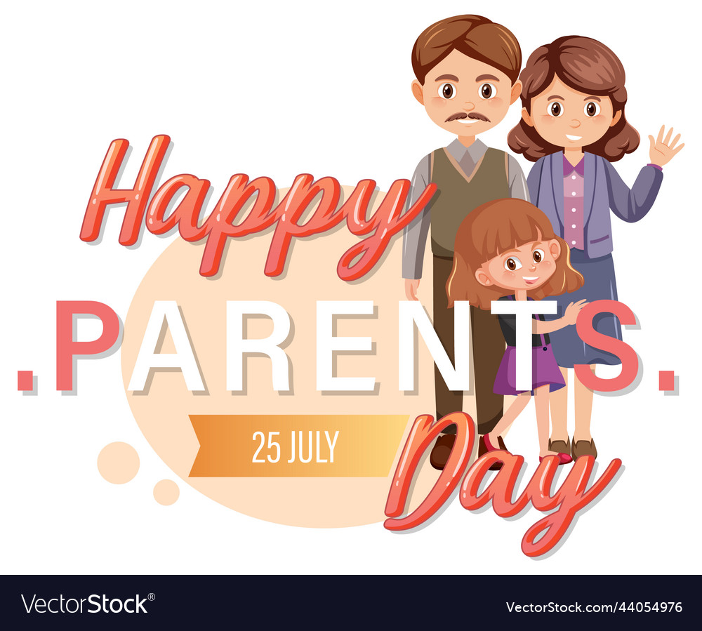 National parents day poster design