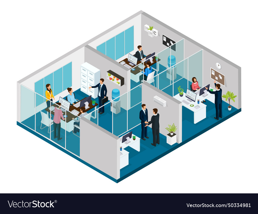 Isometric law firm concept