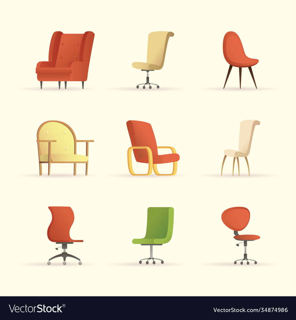 Bundle Stühle fürniture Haus Set Icons