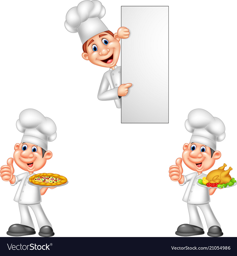 Cartoon chefs collection set Royalty Free Vector Image Cartoon chefs collection set Royalty Free Vector Image