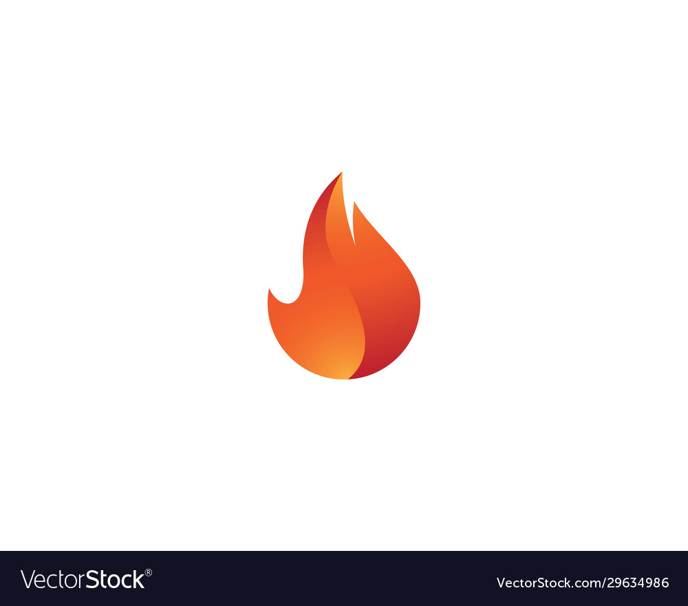 Fire symbol icon Royalty Free Vector Image - VectorStock