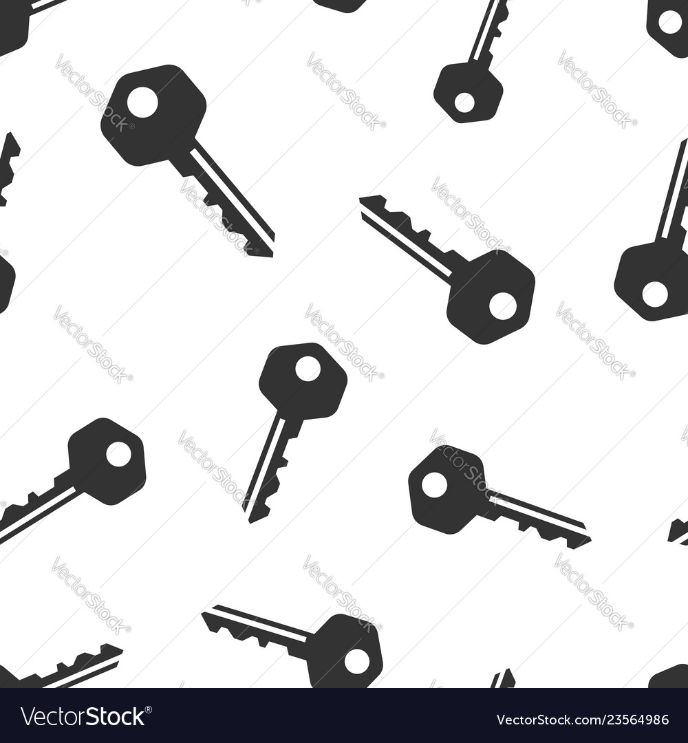 Key icon seamless pattern background access login